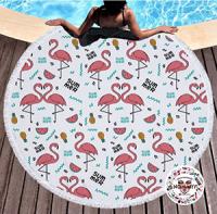 Пляжный коврик - полотенце SUMMER фламиго