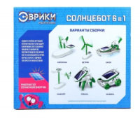 3638569 № SL-01844 ЭВРИКИ игровой набор "Солнцебот", 6 в 1, работает от солнечной батареи 