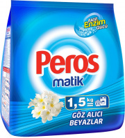 PEROS Порошок для стирки белого белья, 1,5 кг