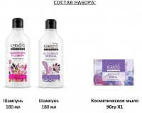 Подарочный набор Kerasys Perfume Elegance в косметичке (Шампунь 2 шт + мыло)